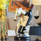 Luxury Resin Horse Wine Holder