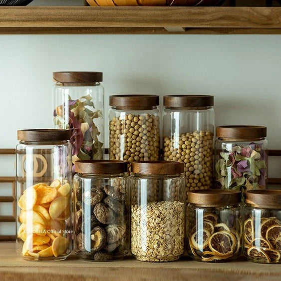 Hermetic Glass Storage Jars