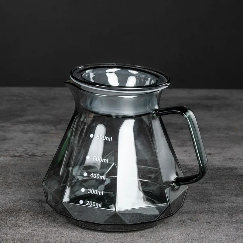 Bule de Café Vidro Borossilicato Coador de Café Hario V60