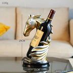 Luxury Resin Horse Wine Holder