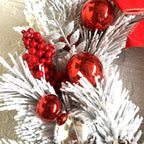 Guirlanda de Natal com Rattan Nevada para Porta