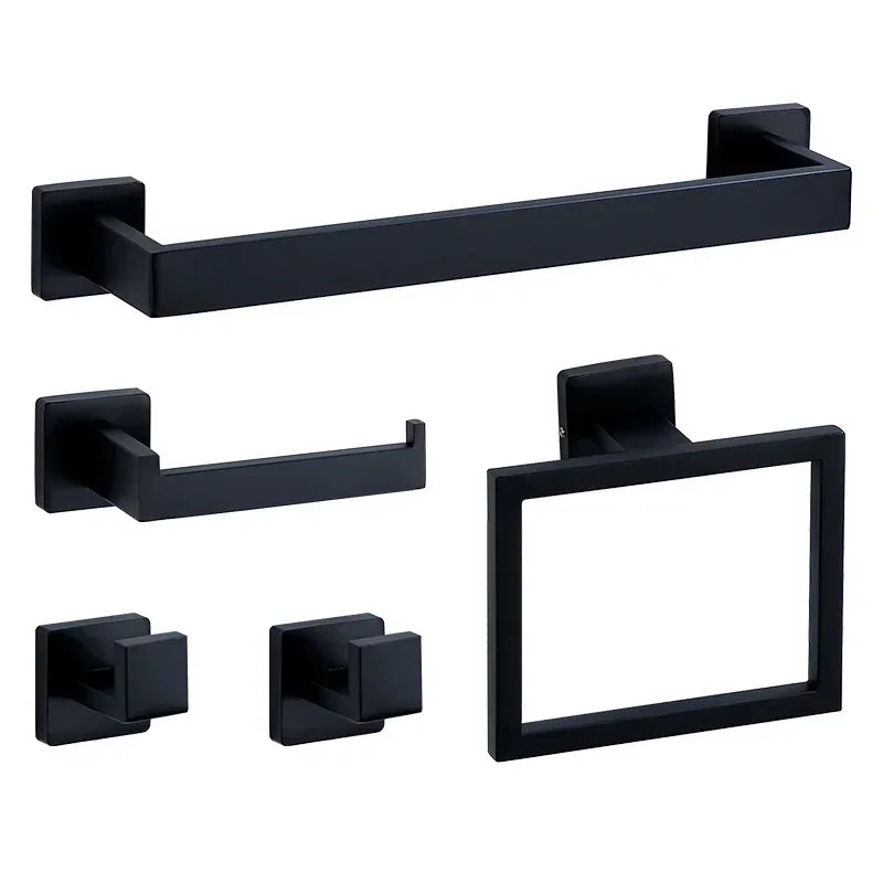 5-Piece Stainless Steel Bathroom Accessories Set