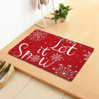 Tapete de Natal Para Porta de Entrada Decoração de Natal
