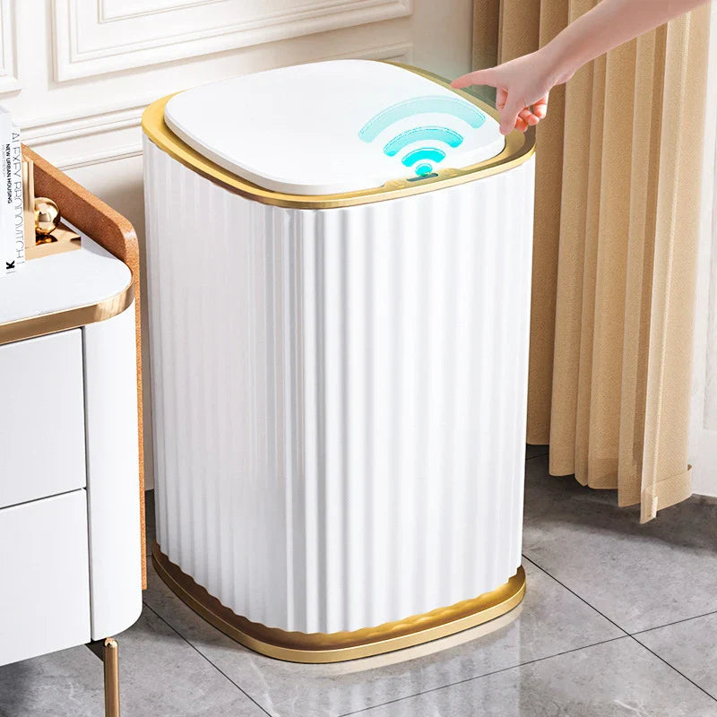 Automatic Round 9L Sensor Trash Can for Bathroom and Kitchen