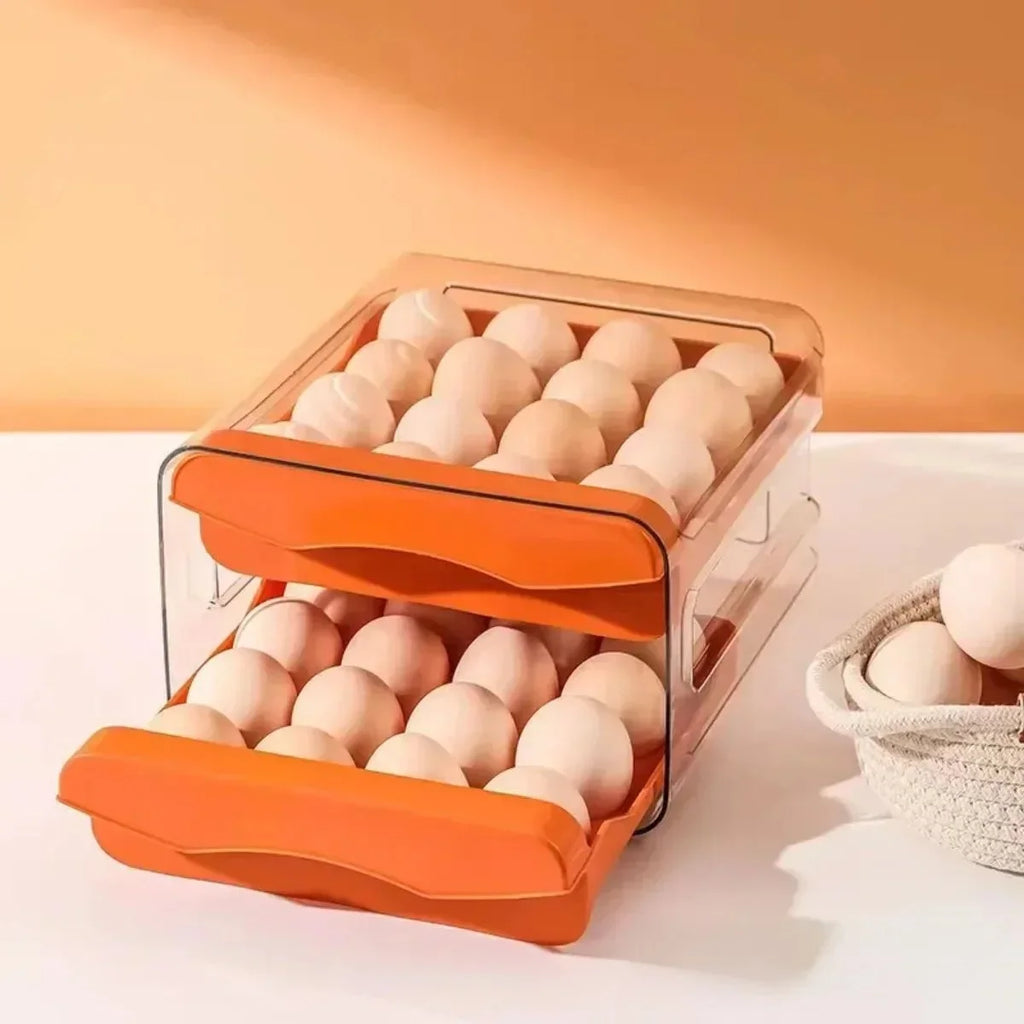 Refrigerator Egg Organizer with Drawer