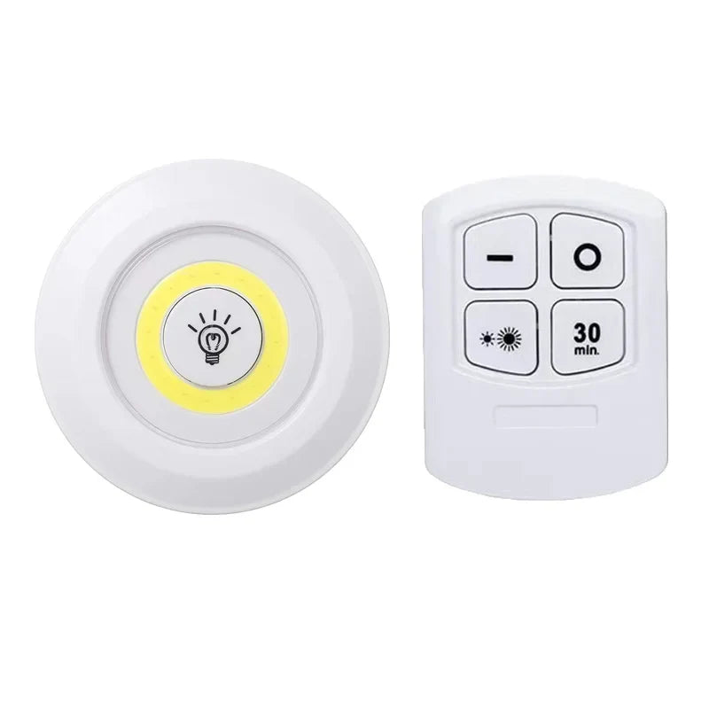 Kit Luminárias LED sem fio com Controle Remoto - Loja Sem Barreiras