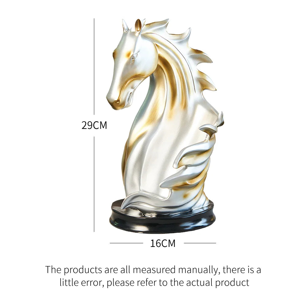 Luxury Resin Horse Wine Holder