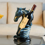 Luxury Resin Horse Wine Holder