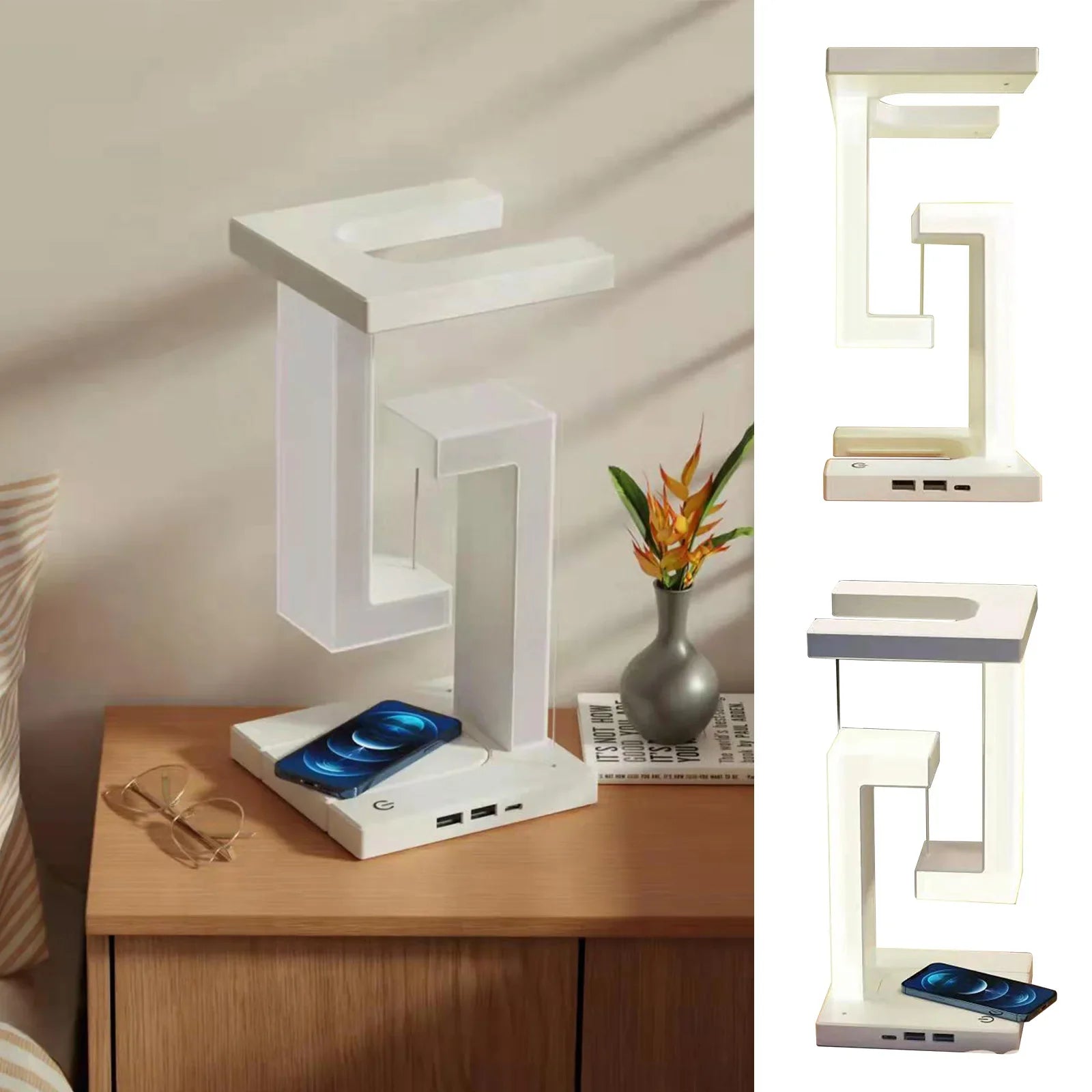 Wireless Charging LED Desk Lamp