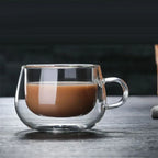 Caneca de Vidro Parede Dupla