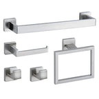 5-Piece Stainless Steel Bathroom Accessories Set