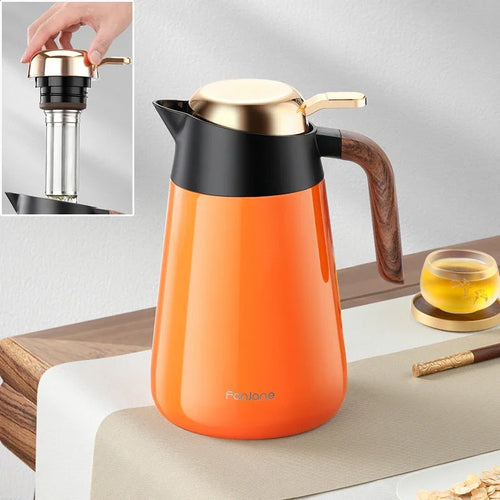 1.6 L Stainless Steel Vacuum Flask for Coffee and Tea