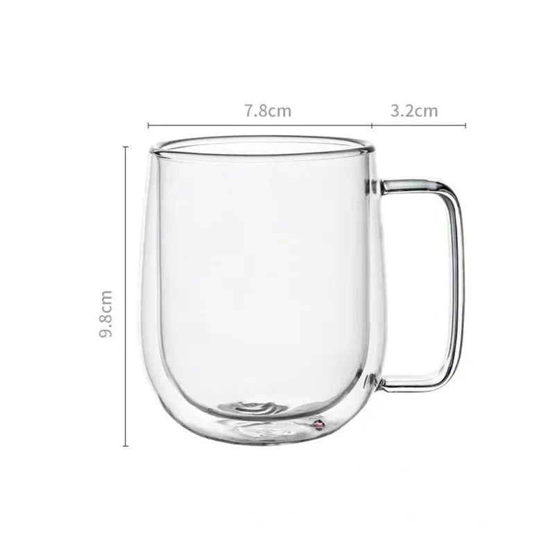 Caneca de Vidro Parede Dupla