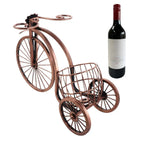 Decorative Metal Wine Holder – Retro Bicycle Design (Copper Finish)
