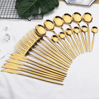 Luxury Stainless Steel Cutlery Set – 24 Pieces