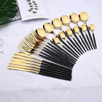 Luxury Stainless Steel Cutlery Set – 24 Pieces
