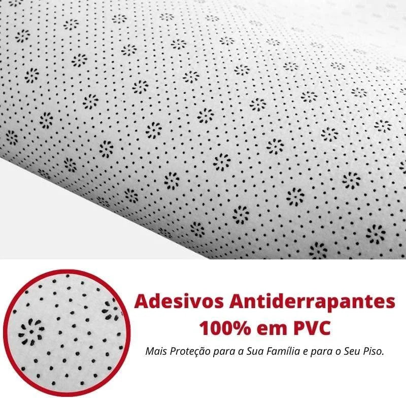 Tapete Felpudo Cinza Escuro Mescla Antiderrapante para Sala - Loja Sem Barreiras