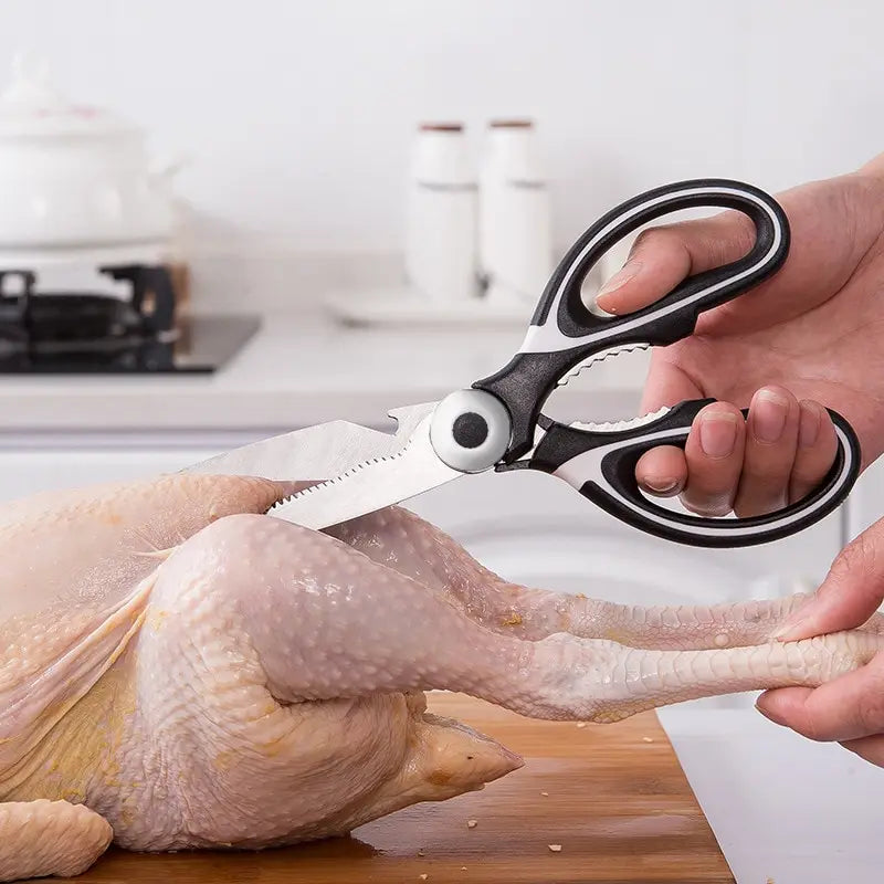 Tesoura de Cozinha Inox Multifuncional - Loja Sem Barreiras
