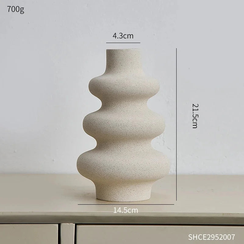 Vaso Decorativos de Cerâmica para Sala e Quarto - Loja Sem Barreiras