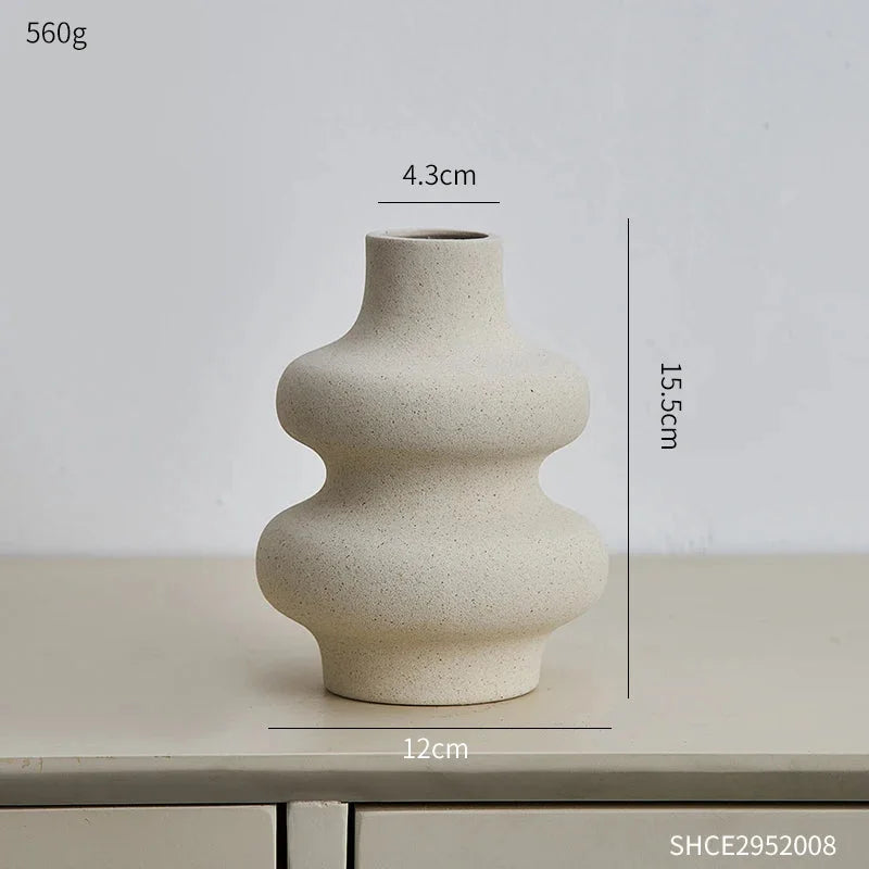 Vaso Decorativos de Cerâmica para Sala e Quarto - Loja Sem Barreiras
