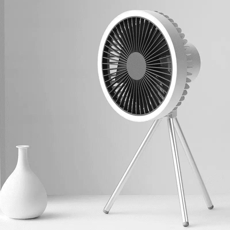 Ventilador de Coluna Portátil Recarregável de Mesa - Loja Sem Barreiras