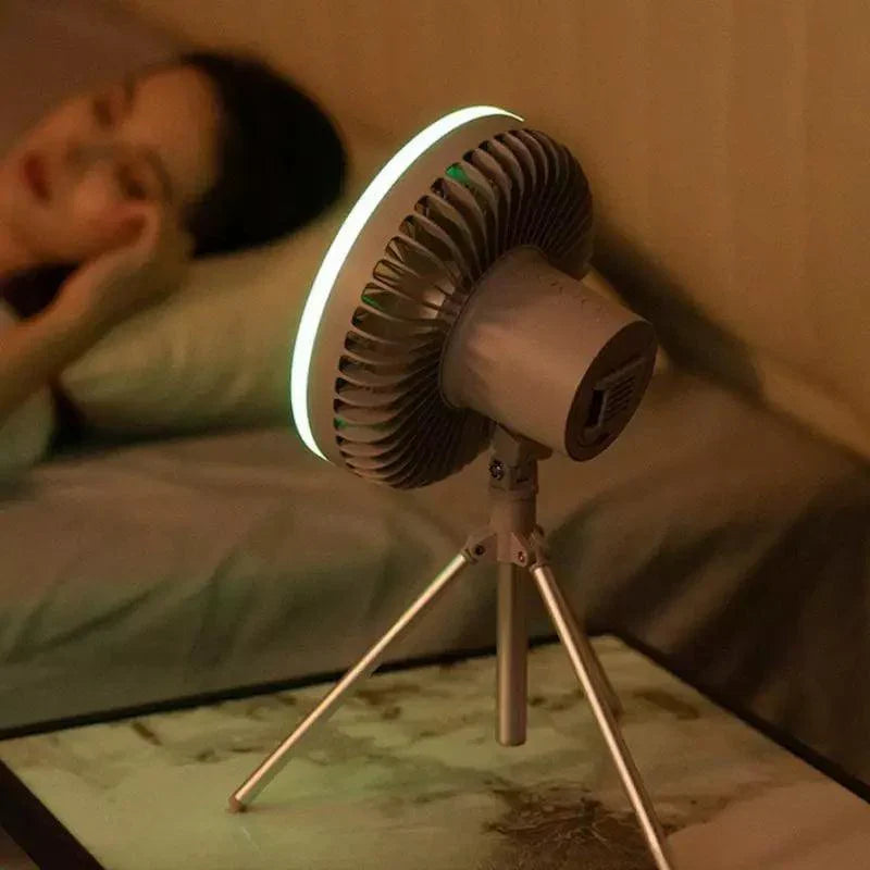 Ventilador de Coluna Portátil Recarregável de Mesa - Loja Sem Barreiras