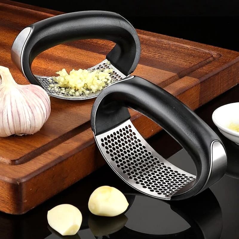 Modern Garlic Press and Crusher