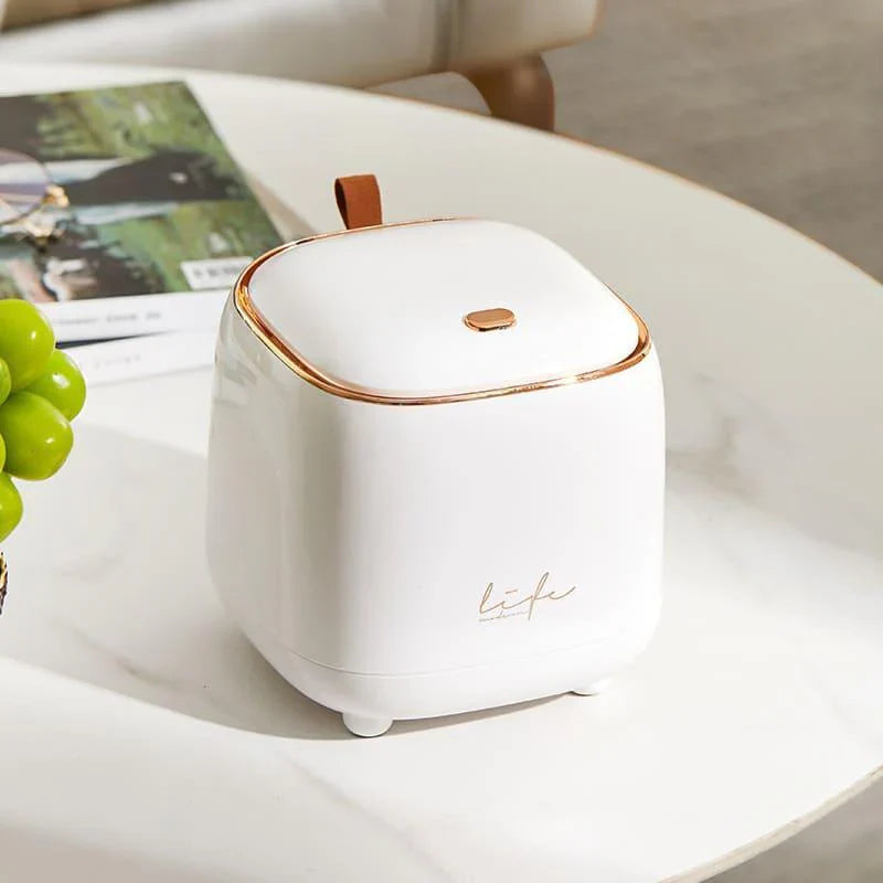Luxury Decorative Desktop Trash Can