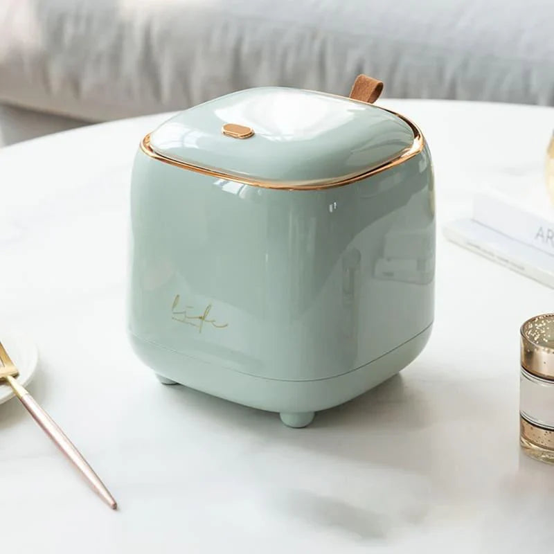 Luxury Decorative Desktop Trash Can