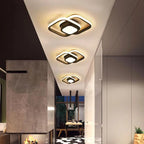 Luminária de Teto LED com Design Losangular Para Quarto e Sala - Loja Sem Barreiras