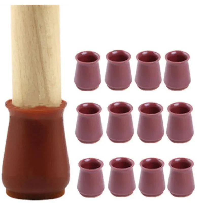 Silicone Chair Leg Protectors – Set of 24 Pieces