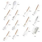 Kit de Utensílios de Cozinha de Silicone com 12 Peças